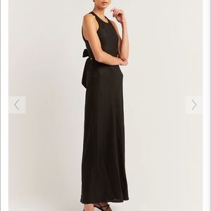DISSH open back satin midi dress